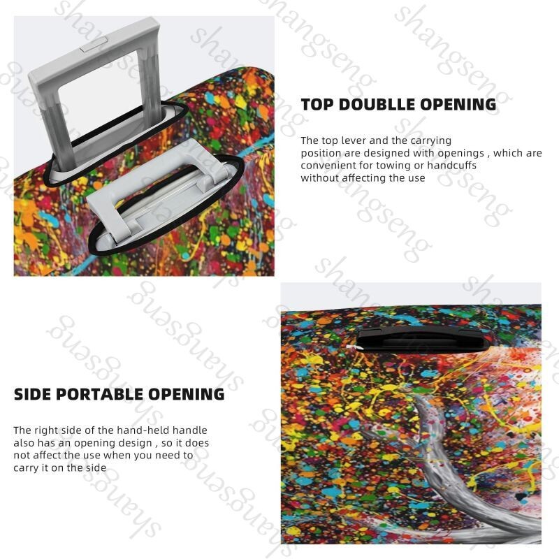 Lucky Tree Debela elastična zaštitna navlaka za prtljagu Zatvarač Odijelo za torbu Navlake za kofere Navlaka za kolica Putna