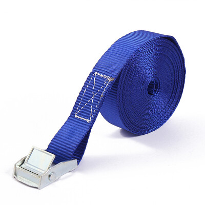 2 M sprādzes piesienamās jostas kravas siksnas automašīnas motociklam ar metāla sprādzes vilkšanas virvi Spēcīga sprūdrata josta melna sarkana zaļa