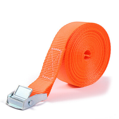 2 M sprādzes piesienamās jostas kravas siksnas automašīnas motociklam ar metāla sprādzes vilkšanas virvi Spēcīga sprūdrata josta melna sarkana zaļa