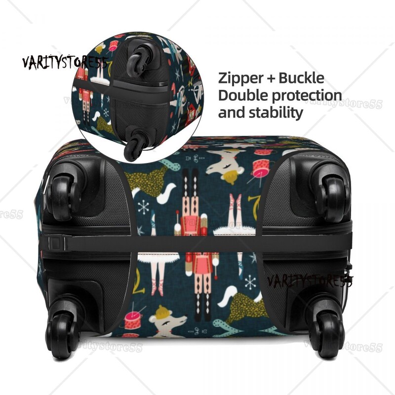 Spărgător de nuci personalizat dansator de balet husă pentru bagaje de călătorie, elastică, pentru valiză, pentru 18-32 inci