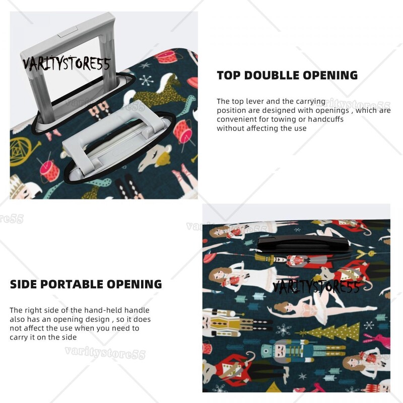 Spărgător de nuci personalizat dansator de balet husă pentru bagaje de călătorie, elastică, pentru valiză, pentru 18-32 inci