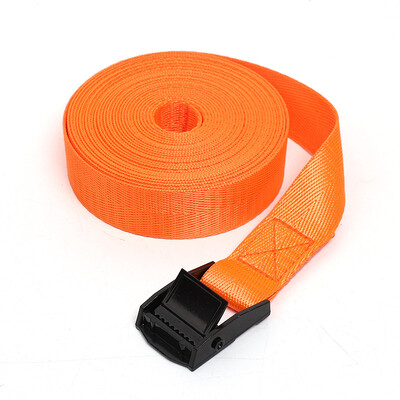 Auto pingutusnöör 5M*25mm sidumisrihm, tugev põrkrihm, pagasikott, pagasikinnitus metallpandlaga pukseerimisköie pingutiga