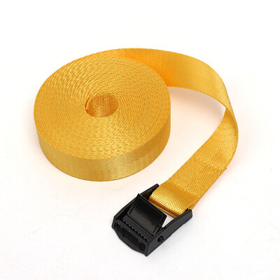 Auto pingutusnöör 5M*25mm sidumisrihm, tugev põrkrihm, pagasikott, pagasikinnitus metallpandlaga pukseerimisköie pingutiga