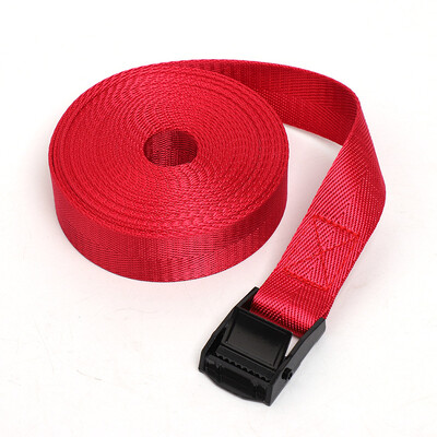 Auto pingutusnöör 5M*25mm sidumisrihm, tugev põrkrihm, pagasikott, pagasikinnitus metallpandlaga pukseerimisköie pingutiga