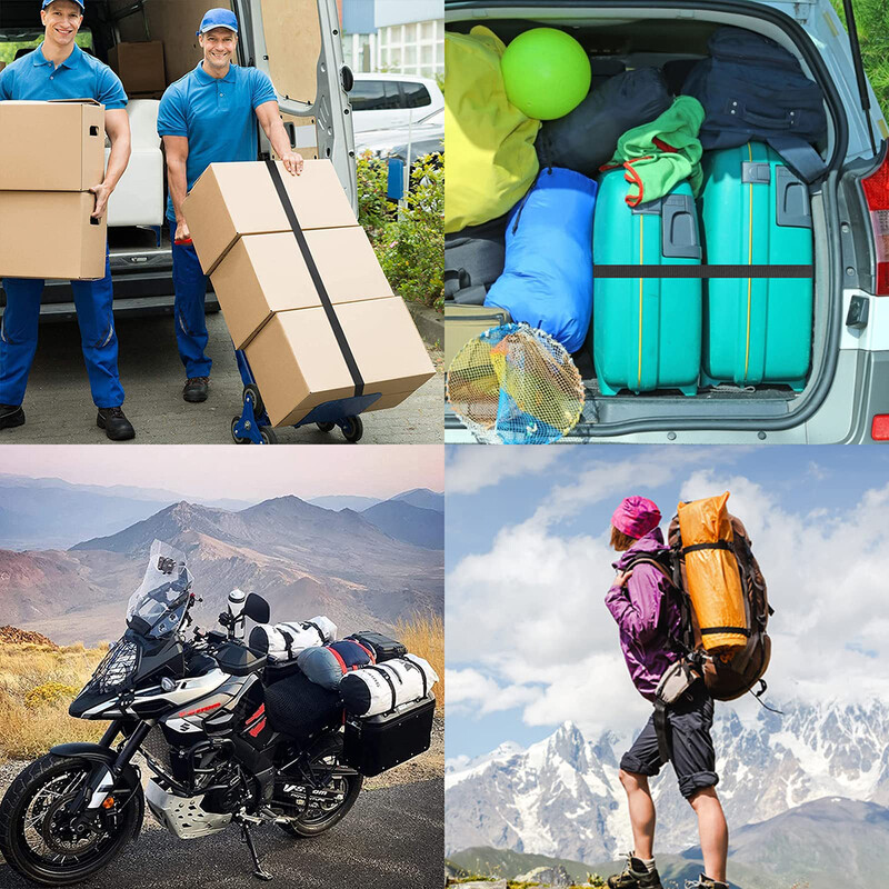 Auto pingutusnöör 5M*25mm sidumisrihm, tugev põrkrihm, pagasikott, pagasikinnitus metallpandlaga pukseerimisköie pingutiga