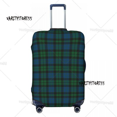 Husă pentru bagaje de călătorie în carouri alb-negru, lavabilă, cu tablă de șah, pentru valiză, pentru 18-32 inchi