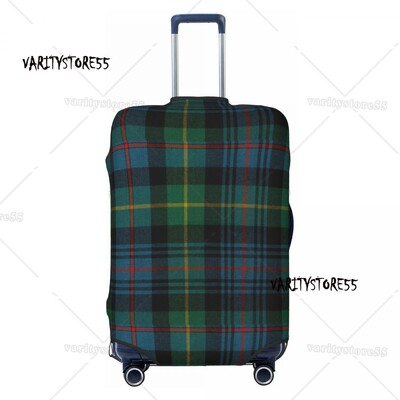 Husă pentru bagaje de călătorie în carouri alb-negru, lavabilă, cu tablă de șah, pentru valiză, pentru 18-32 inchi