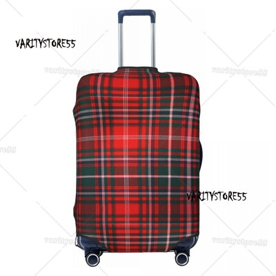 Husă pentru bagaje de călătorie în carouri alb-negru, lavabilă, cu tablă de șah, pentru valiză, pentru 18-32 inchi