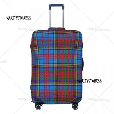 Husă pentru bagaje de călătorie în carouri alb-negru, lavabilă, cu tablă de șah, pentru valiză, pentru 18-32 inchi