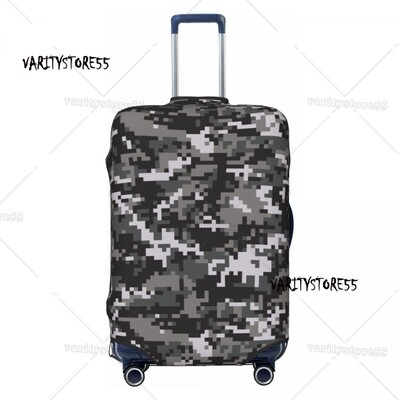 Husă de bagaje personalizată cu camuflarea în deșert digitală, amuzantă, militară, de camuflaj, huse de protecție pentru valiză, costum pentru 18-32 inch