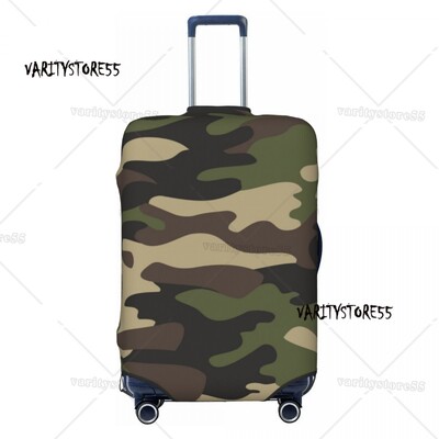 Husă de bagaje personalizată cu camuflarea în deșert digitală, amuzantă, militară, de camuflaj, huse de protecție pentru valiză, costum pentru 18-32 inch