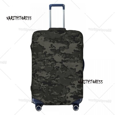 Husă de bagaje personalizată cu camuflarea în deșert digitală, amuzantă, militară, de camuflaj, huse de protecție pentru valiză, costum pentru 18-32 inch