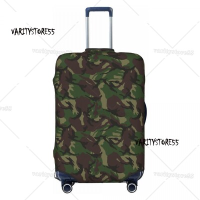 Husă de bagaje personalizată cu camuflarea în deșert digitală, amuzantă, militară, de camuflaj, huse de protecție pentru valiză, costum pentru 18-32 inch