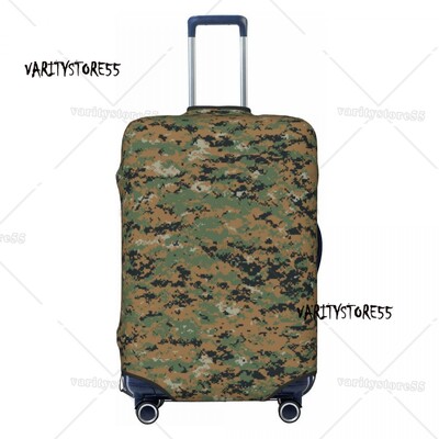 Husă de bagaje personalizată cu camuflarea în deșert digitală, amuzantă, militară, de camuflaj, huse de protecție pentru valiză, costum pentru 18-32 inch