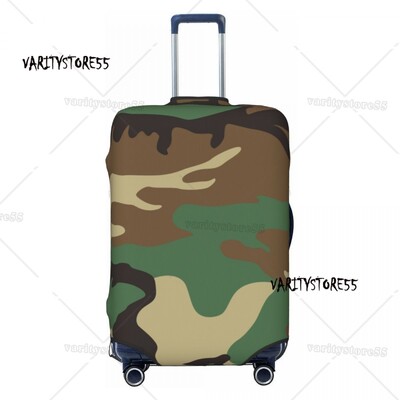 Husă de bagaje personalizată cu camuflarea în deșert digitală, amuzantă, militară, de camuflaj, huse de protecție pentru valiză, costum pentru 18-32 inch