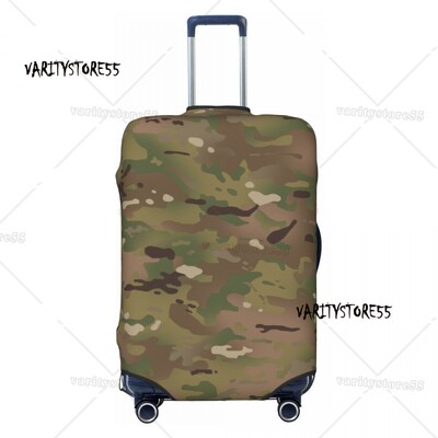 Husă de bagaje personalizată cu camuflarea în deșert digitală, amuzantă, militară, de camuflaj, huse de protecție pentru valiză, costum pentru 18-32 inch