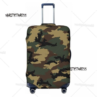 Husă de bagaje personalizată cu camuflarea în deșert digitală, amuzantă, militară, de camuflaj, huse de protecție pentru valiză, costum pentru 18-32 inch