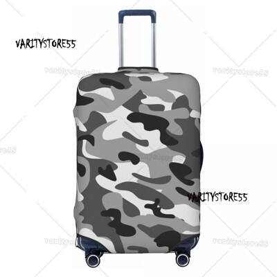 Husă de bagaje personalizată cu camuflarea în deșert digitală, amuzantă, militară, de camuflaj, huse de protecție pentru valiză, costum pentru 18-32 inch