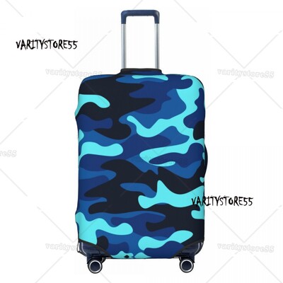 Husă de bagaje personalizată cu camuflarea în deșert digitală, amuzantă, militară, de camuflaj, huse de protecție pentru valiză, costum pentru 18-32 inch