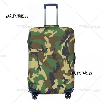 Husă de bagaje personalizată cu camuflarea în deșert digitală, amuzantă, militară, de camuflaj, huse de protecție pentru valiză, costum pentru 18-32 inch