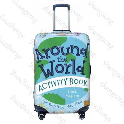 Clădiri de referință turistică Îngroșare husă pentru bagaje Elasticitate cărucior husă de praf Protecție valiză Accesorii pentru carcasă