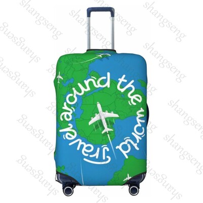 Clădiri de referință turistică Îngroșare husă pentru bagaje Elasticitate cărucior husă de praf Protecție valiză Accesorii pentru carcasă