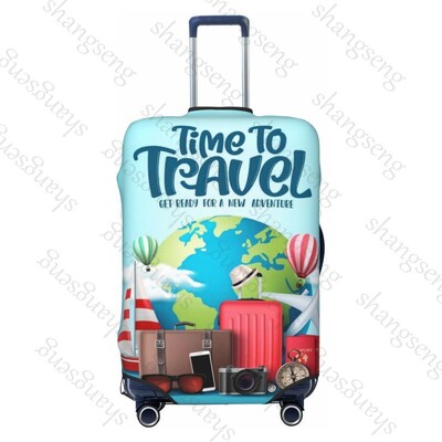 Clădiri de referință turistică Îngroșare husă pentru bagaje Elasticitate cărucior husă de praf Protecție valiză Accesorii pentru carcasă