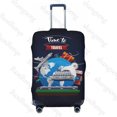 Clădiri de referință turistică Îngroșare husă pentru bagaje Elasticitate cărucior husă de praf Protecție valiză Accesorii pentru carcasă