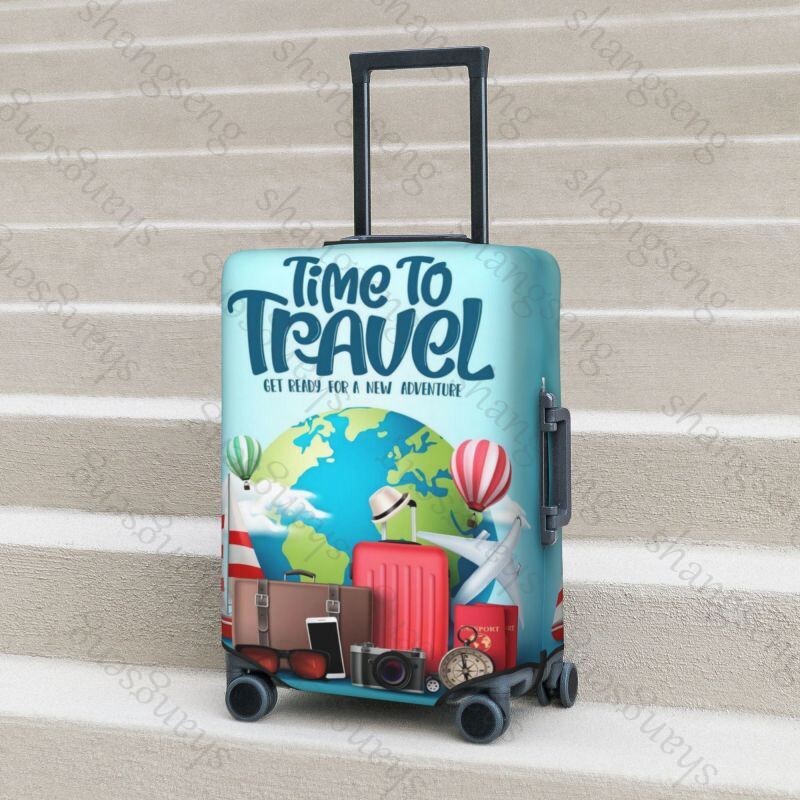 Clădiri de referință turistică Îngroșare husă pentru bagaje Elasticitate cărucior husă de praf Protecție valiză Accesorii pentru carcasă