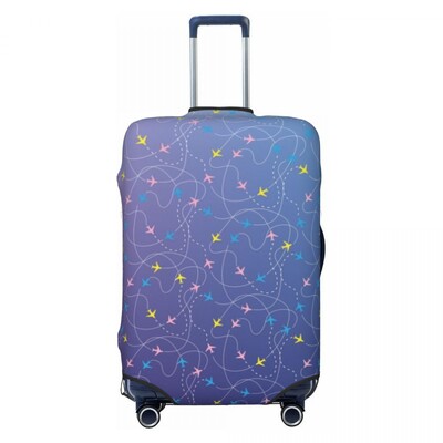 Husă de protecție personalizată pentru bagaje pentru echipaj de zbor pentru avion, avion amuzant, aviator, pilot, valiză de călătorie, husă de protecție pentru 18-32 inch