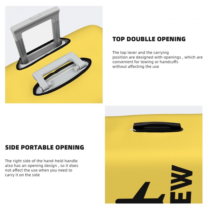 Husă de protecție personalizată pentru bagaje pentru echipaj de zbor pentru avion, avion amuzant, aviator, pilot, valiză de călătorie, husă de protecție pentru 18-32 inch