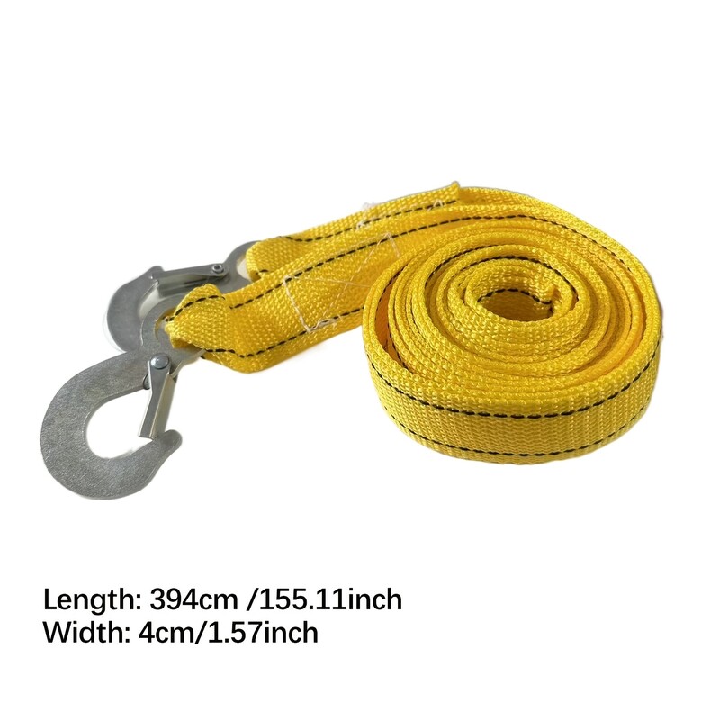 Tugev 3-tonnine nailonist pukseerimisrihm, vastupidav sõiduki päästmine koos hoiukotiga, üldotstarbeline hädaabi, välitingimustes kasutatavad turvavarustus