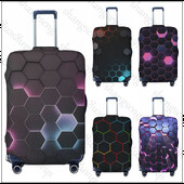 Model în fagure, husă de protecție elastică groase pentru bagaje, costum cu fermoar, pentru geanta de 18-32 inci, huse pentru valiză, cărucior de călătorie