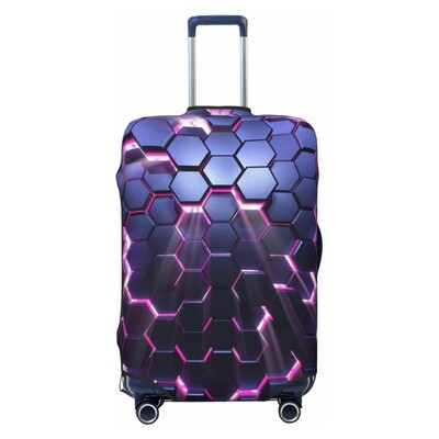 Model în fagure, husă de protecție elastică groase pentru bagaje, costum cu fermoar, pentru geanta de 18-32 inci, huse pentru valiză, cărucior de călătorie