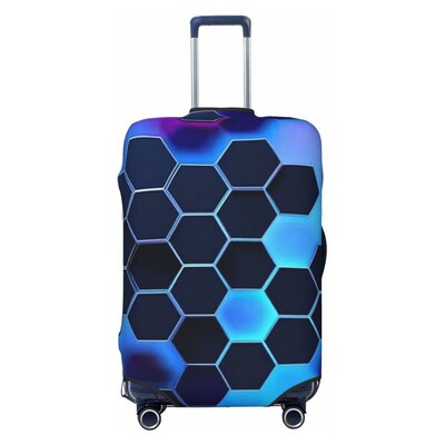 Model în fagure, husă de protecție elastică groase pentru bagaje, costum cu fermoar, pentru geanta de 18-32 inci, huse pentru valiză, cărucior de călătorie