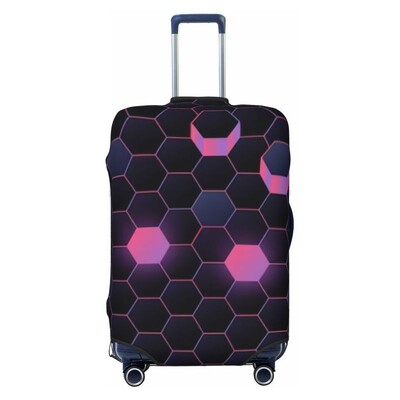 Model în fagure, husă de protecție elastică groase pentru bagaje, costum cu fermoar, pentru geanta de 18-32 inci, huse pentru valiză, cărucior de călătorie