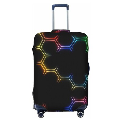 Model în fagure, husă de protecție elastică groase pentru bagaje, costum cu fermoar, pentru geanta de 18-32 inci, huse pentru valiză, cărucior de călătorie