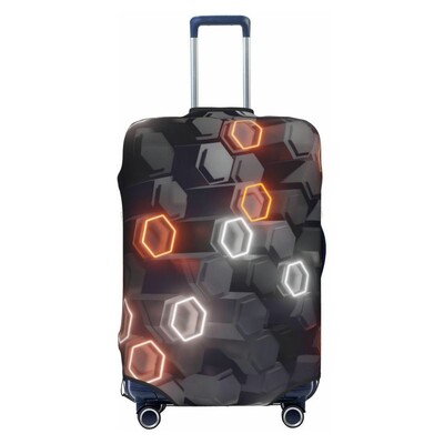 Model în fagure, husă de protecție elastică groase pentru bagaje, costum cu fermoar, pentru geanta de 18-32 inci, huse pentru valiză, cărucior de călătorie