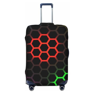 Model în fagure, husă de protecție elastică groase pentru bagaje, costum cu fermoar, pentru geanta de 18-32 inci, huse pentru valiză, cărucior de călătorie