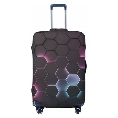 Model în fagure, husă de protecție elastică groase pentru bagaje, costum cu fermoar, pentru geanta de 18-32 inci, huse pentru valiză, cărucior de călătorie