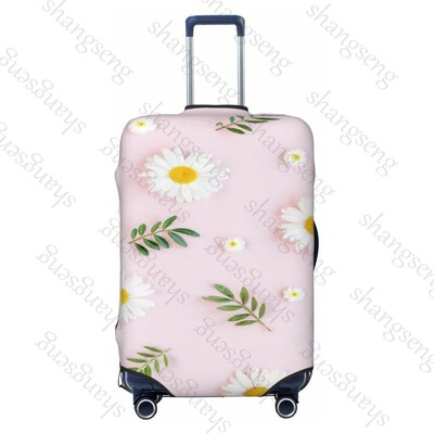 Imprimare cu flori de margarete Îngroșare husă pentru bagaje Elasticitate cărucior husă de praf husă de protecție husă valiză