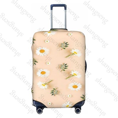 Imprimare cu flori de margarete Îngroșare husă pentru bagaje Elasticitate cărucior husă de praf husă de protecție husă valiză