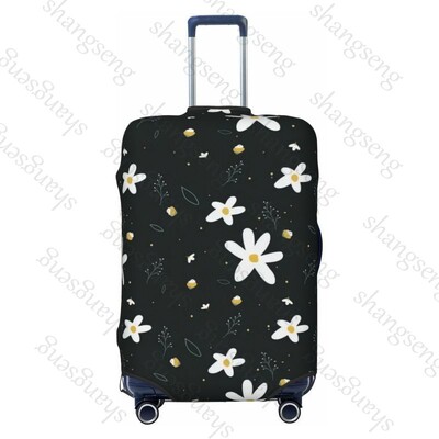 Imprimare cu flori de margarete Îngroșare husă pentru bagaje Elasticitate cărucior husă de praf husă de protecție husă valiză