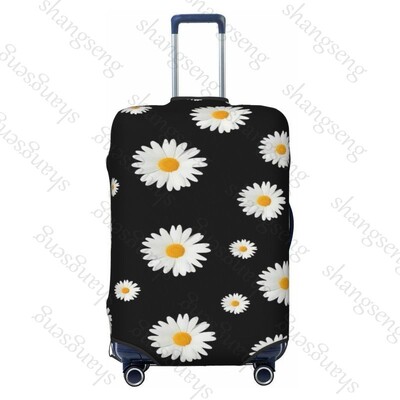 Imprimare cu flori de margarete Îngroșare husă pentru bagaje Elasticitate cărucior husă de praf husă de protecție husă valiză