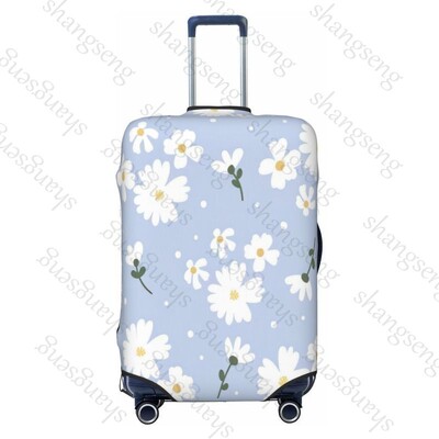 Imprimare cu flori de margarete Îngroșare husă pentru bagaje Elasticitate cărucior husă de praf husă de protecție husă valiză