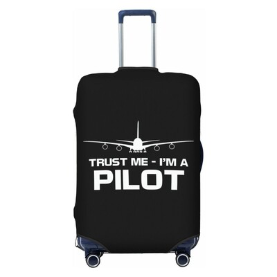 Custom Trust Me IM A Pilot Husă pentru bagaje Avion care zboară Avion Cadou Aviație Huse de protecție pentru valiză Costum pentru 18-32 inch