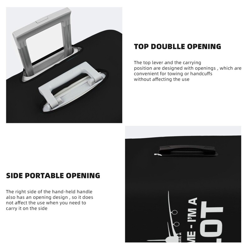 Custom Trust Me IM A Pilot Husă pentru bagaje Avion care zboară Avion Cadou Aviație Huse de protecție pentru valiză Costum pentru 18-32 inch