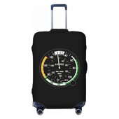 Instrumente de aviație personalizate Husă pentru bagaje Avion amuzant Pilot Aviator Cadou Valisă Protectoare Acoperi costum pentru 18-32 inch