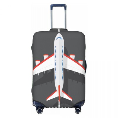 Instrumente de aviație personalizate Husă pentru bagaje Avion amuzant Pilot Aviator Cadou Valisă Protectoare Acoperi costum pentru 18-32 inch