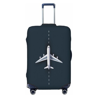 Instrumente de aviație personalizate Husă pentru bagaje Avion amuzant Pilot Aviator Cadou Valisă Protectoare Acoperi costum pentru 18-32 inch